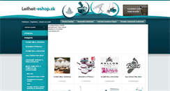 Desktop Screenshot of leifheit-eshop.sk